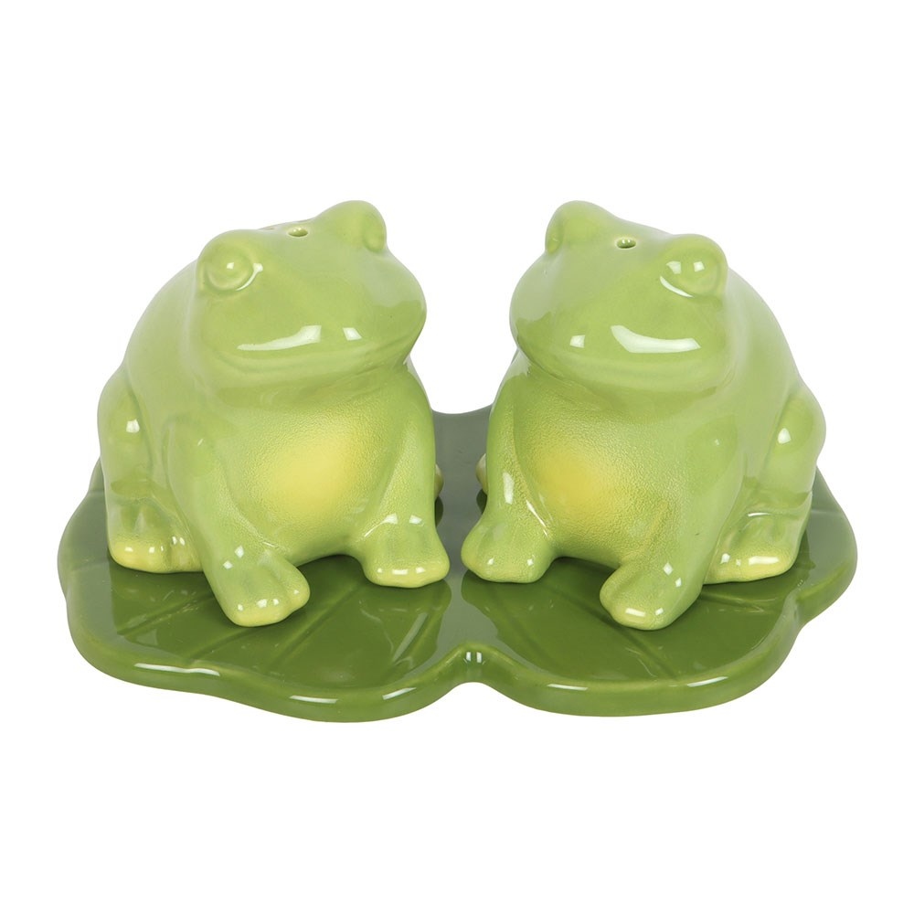 Something Different - Luna Frog Peper en Zoutstel - Groen